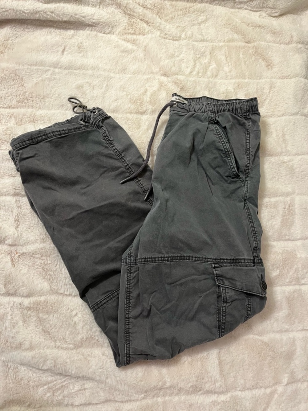 Garage Women's Charcoal Cargo Jogger Pants